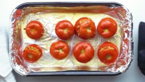 Baked Greek Stuffed Tomatoes Recipe