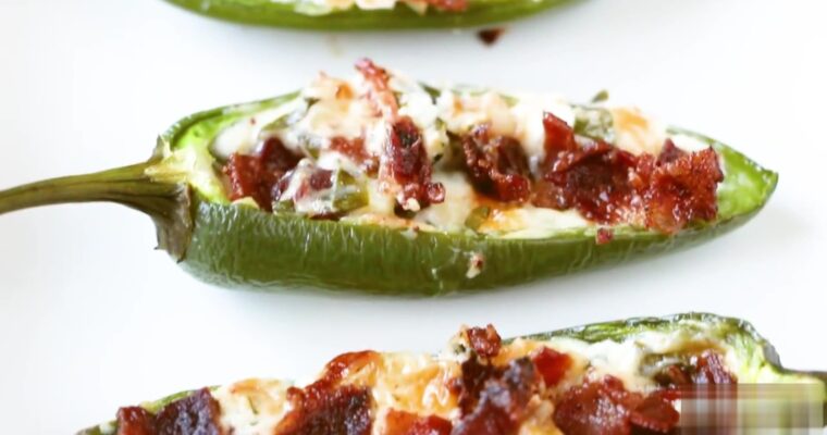 JALAPEÑO POPPERS RECIPE WITH BACON