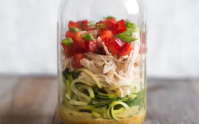 Zucchini Noodles With Chicken