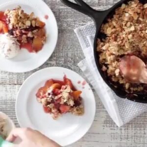 Peach Berry Crisp