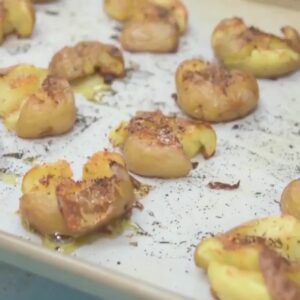 Oven Baked Smashed Potatoes