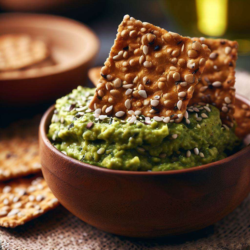 Keto Seed Crackers – With an Easy Guacamole